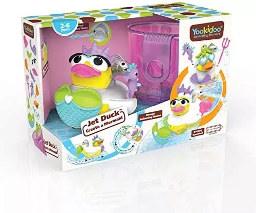 Yookidoo Jet Duck - Create a Mermaid Bath Toy